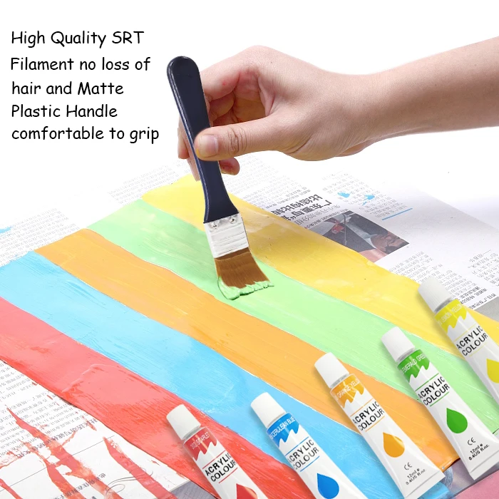 12vivid Color High Quality Acrylic Paint Set Kit For Beginners Students Or Artists To Art Craft