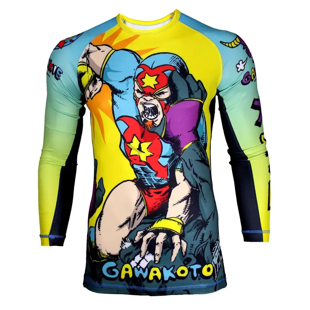 Customized Digital Printed Mma Rash Guards Bjj Surfing Rash Guard Buy