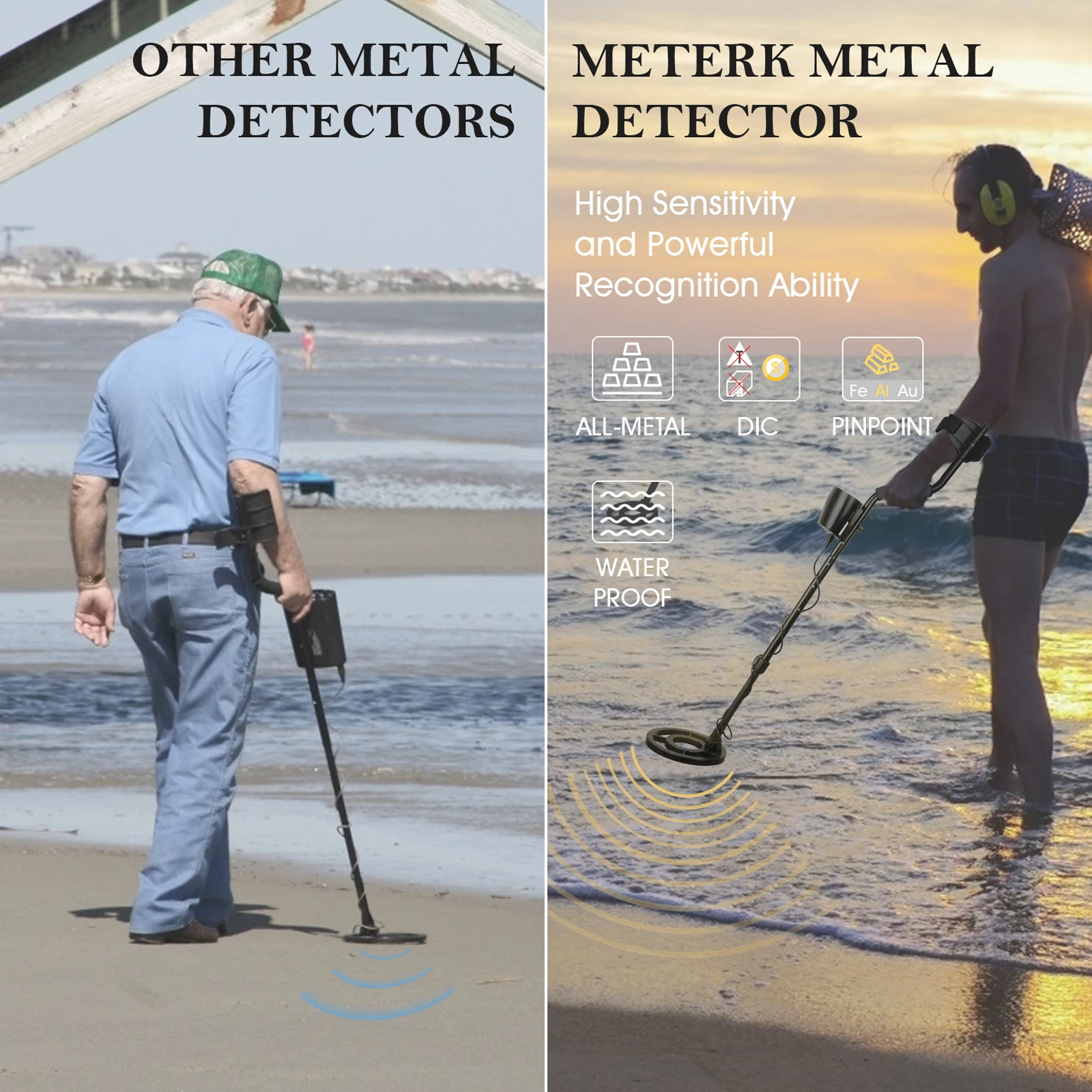 Металлоискатель Meterk, доставка со склада в США