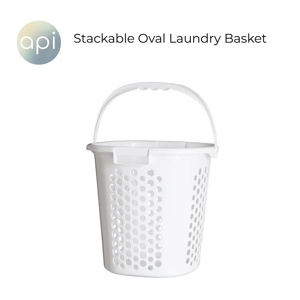 Tall Baskets Color White Plastic Basket In Bedroom Easy To Use High