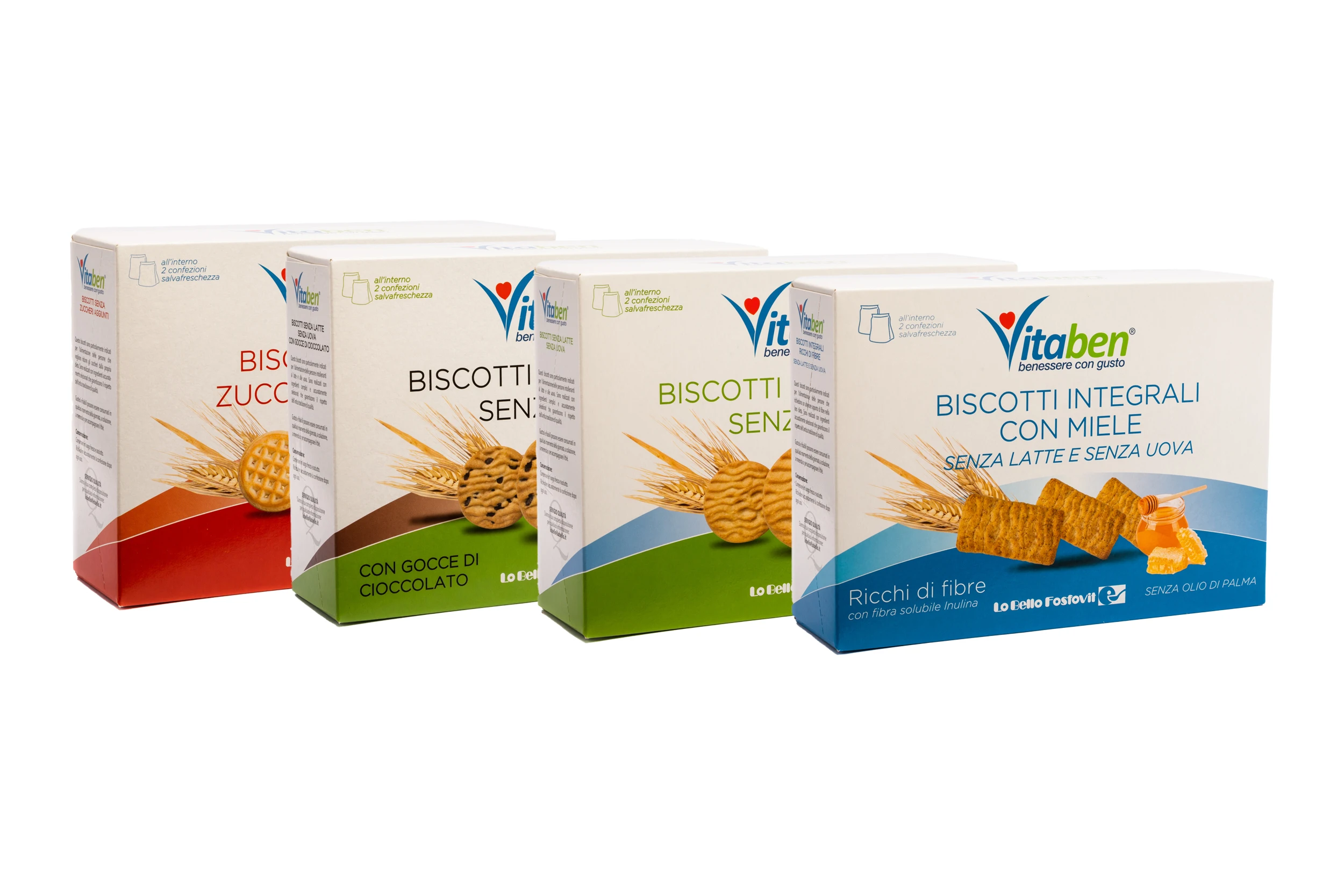 Top Selling Vitaben Biscuits Sugar Free 250g Made in Italy - Healty Food - Private Label - Different Flavour