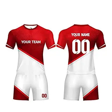 red soccer jersey