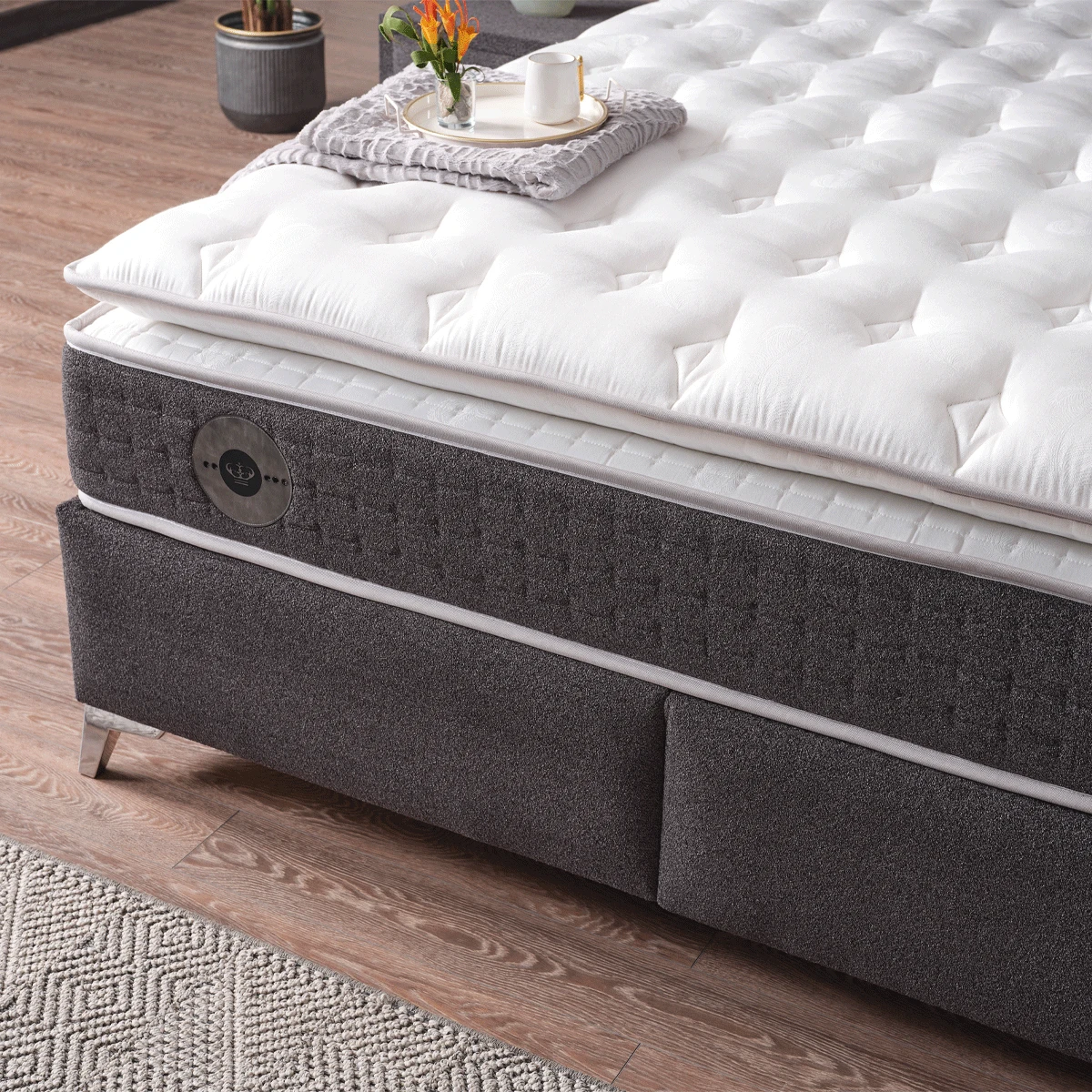 Высококачественная роскошная кровать для спальни в отеле распродажа Двуспальный Матрас большого размера изготовленный турецким экспортером сертифицированный