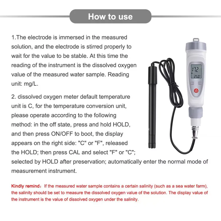 Jpb70a Portable Digital Pen Dissolved Oxygen Meter Oxygen Detector In Aquaculture Water Buy
