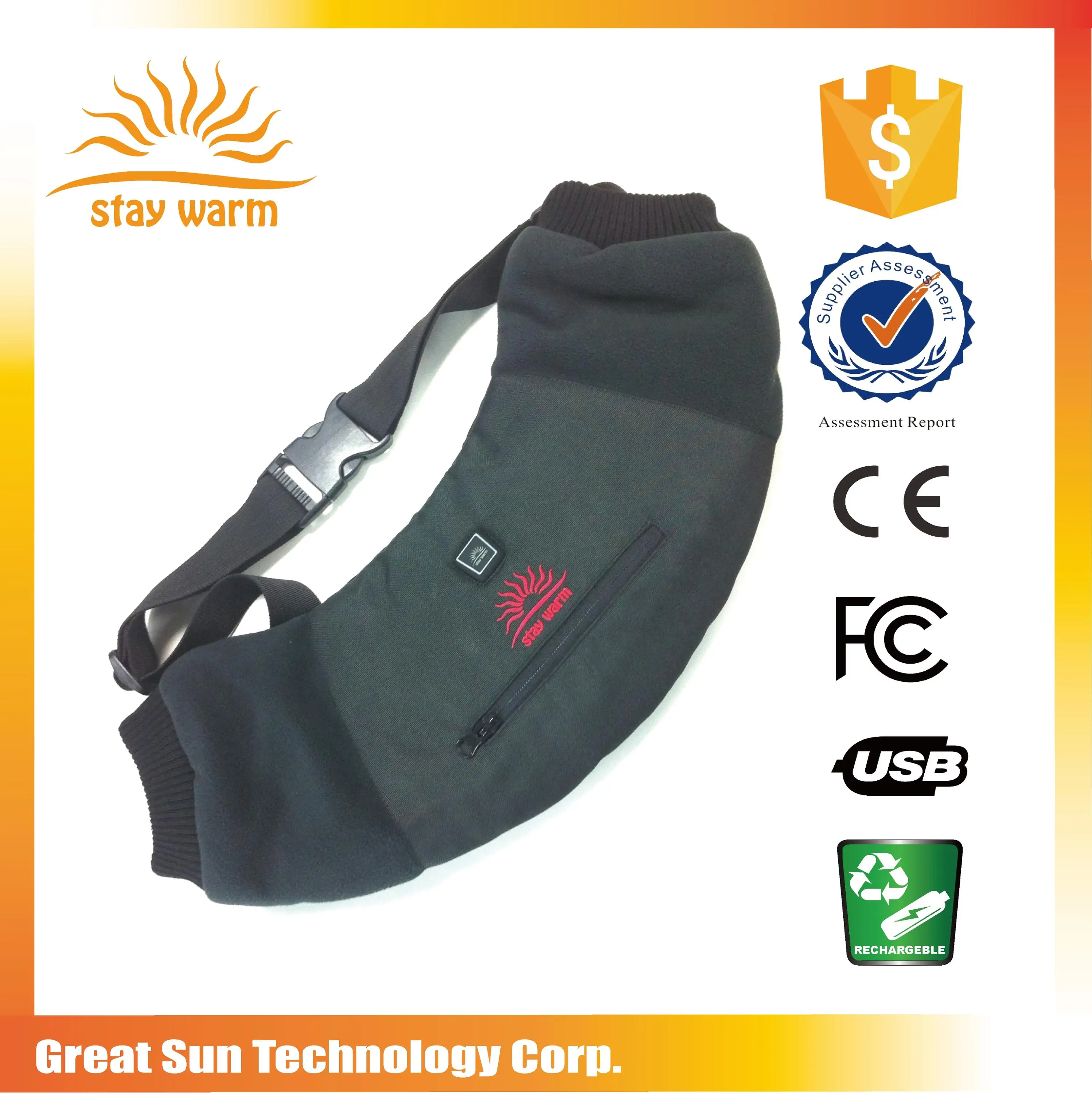 Ветрозащитная Водонепроницаемая ручная муфта с электрическим подогревом 5 В для зимней фотосъемки на открытом воздухе, охоты, кемпинга