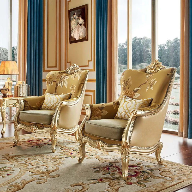 Luxury European Design French Style Sofa Sets Living Room Sofa Carving ...
