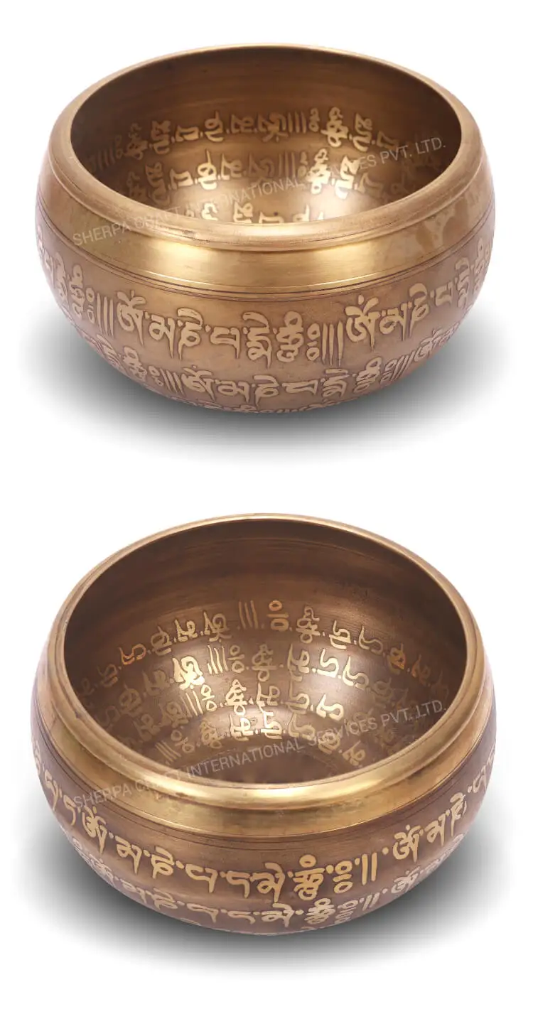 kesoto Heavy Duty Sponge Padded Singing Bowl Case Holder for Tibetan Nepal Buddhism Buddhist Sound Bowls Storage 14inch