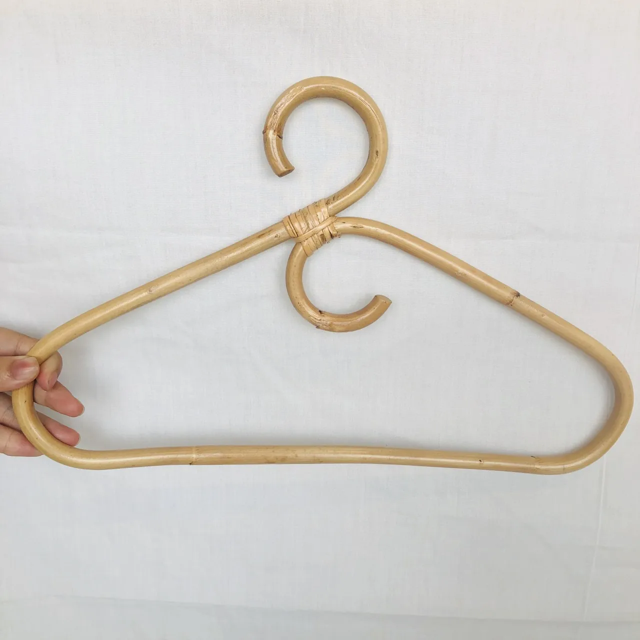 Home Decor Rattan Adult Coat Hanger Buy Rattan Clothes Hanger