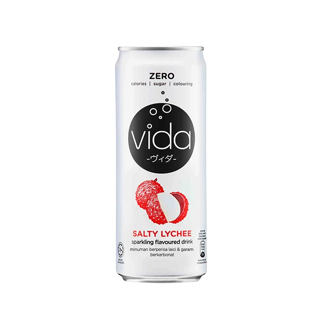 Salty Lychee Flavor Carbonated Soft Drink Sparkling Water Zero Calories