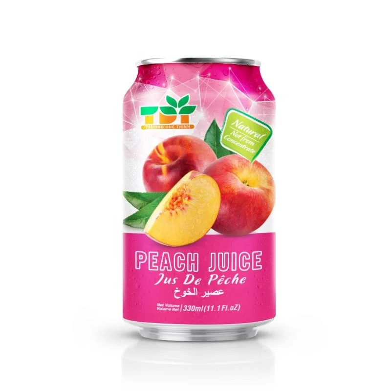 Tdtピーチジュースドリンク330ml缶入り Buy フルーツジュース Oem果汁飲料 ジュース飲料メーカー Product On Alibaba Com