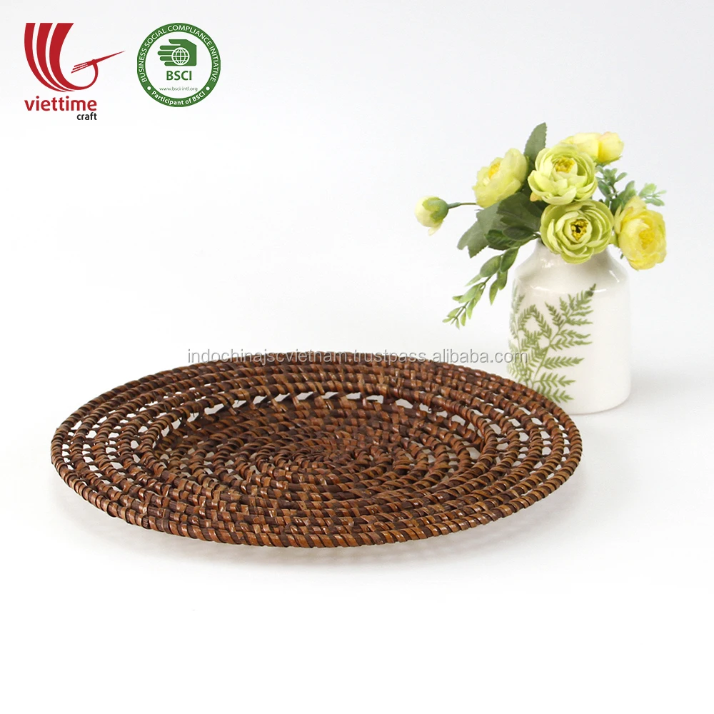 Rattan Charger Platemat Plate Holder Made In Vietnam,Rattan Placemat