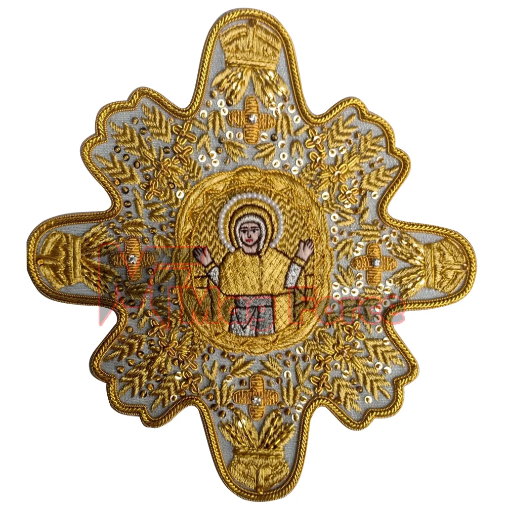 
Уникальный религиозный Вышитый вручную крест для церкви/Высококачественный священный христианский Святой Крест 