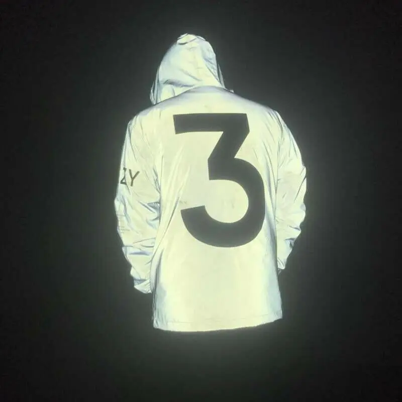 yeezy reflective jacket