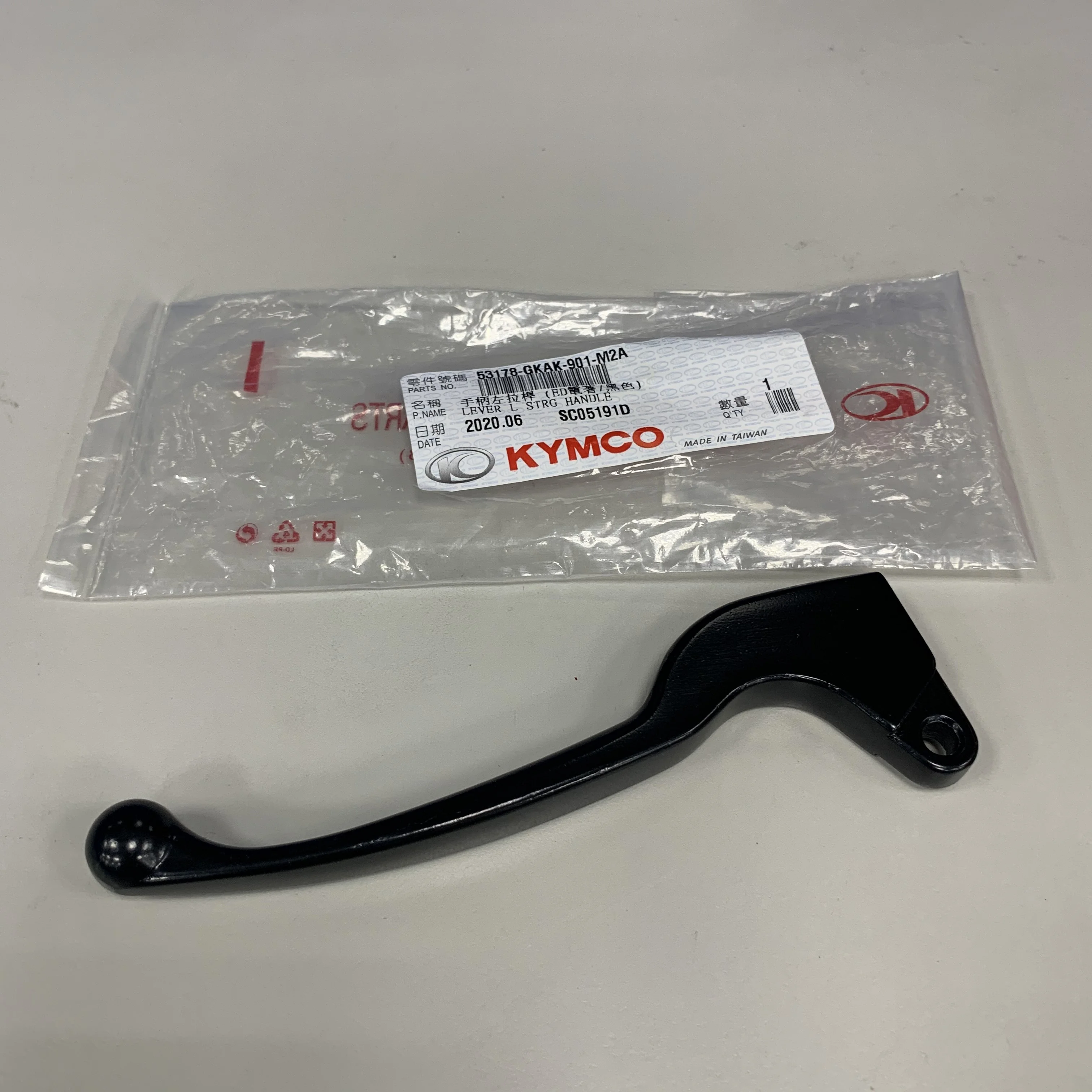 高質 Kymco Genuine 53178-GKAK - 150 Jockey Lever Handle Strg. L. アクセサリー