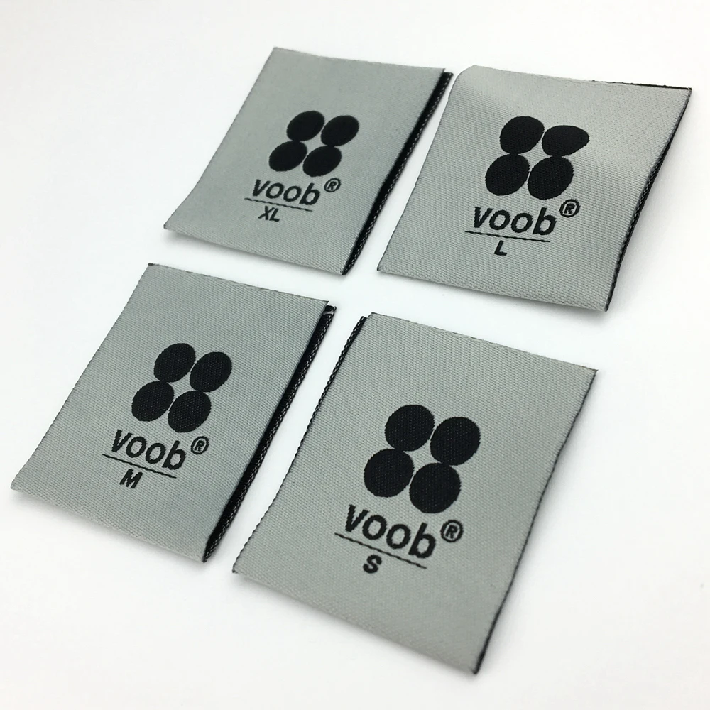 
 Оптовая продажа центр раза одежды тканые этикетки Индивидуальные основные этикетки для брюки и джинсы  