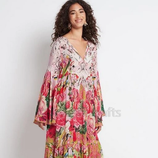 print maxi dress for wedding