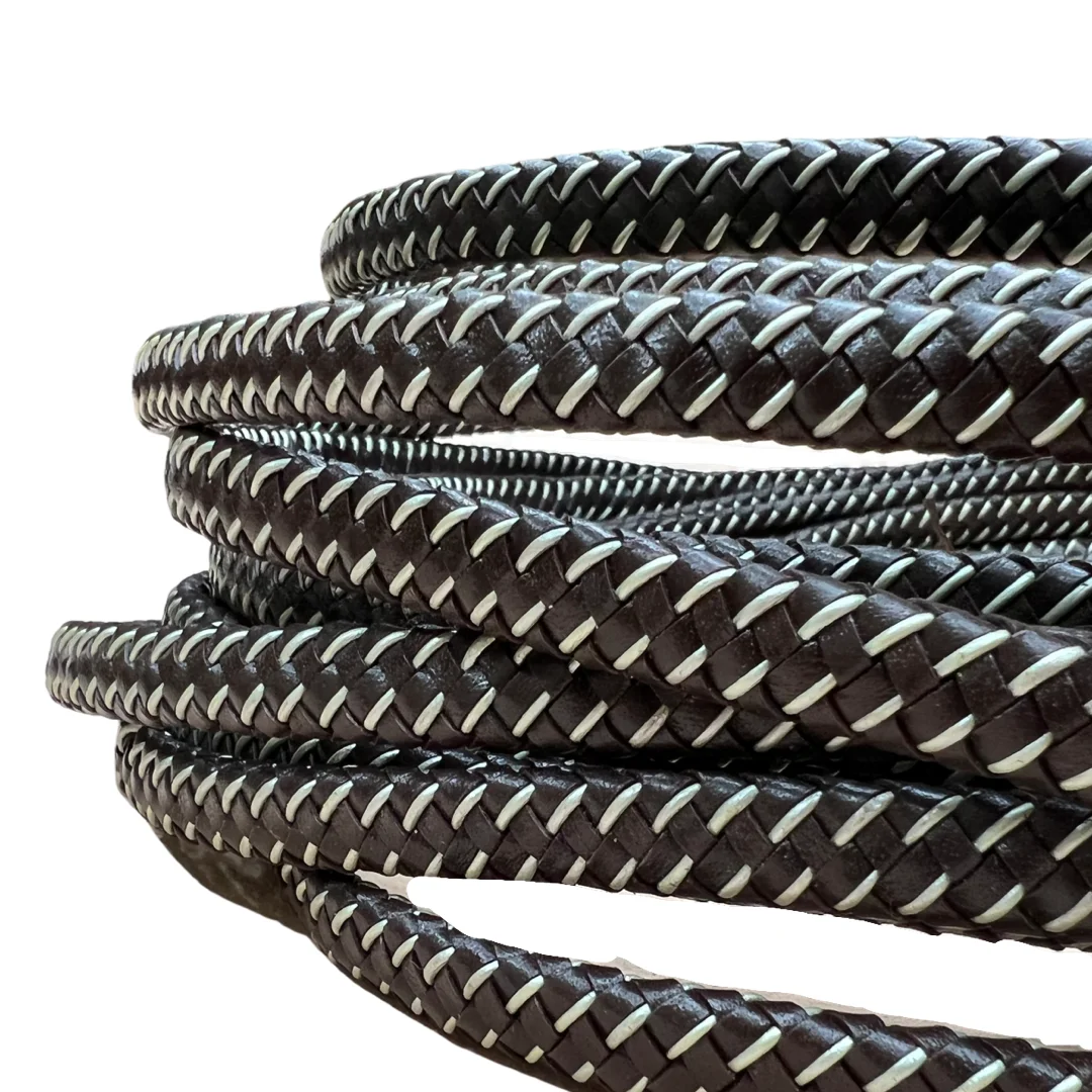 Oval Braided Leather Cord With Round And Flat Leather Cord Buy Round