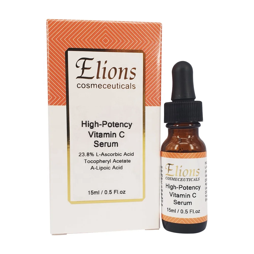 High Potency 23.8% Vitamin C Serum Alpha Lipoic Acid Tocopheryl Acetate Anti-Aging Face Body Skin Whitening Pigmentation