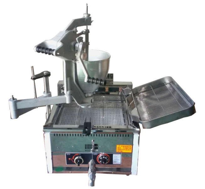 Commercial electric ce approved mochi ring donut making machine doughnut making for full automatic pon de ring donut maker fryer