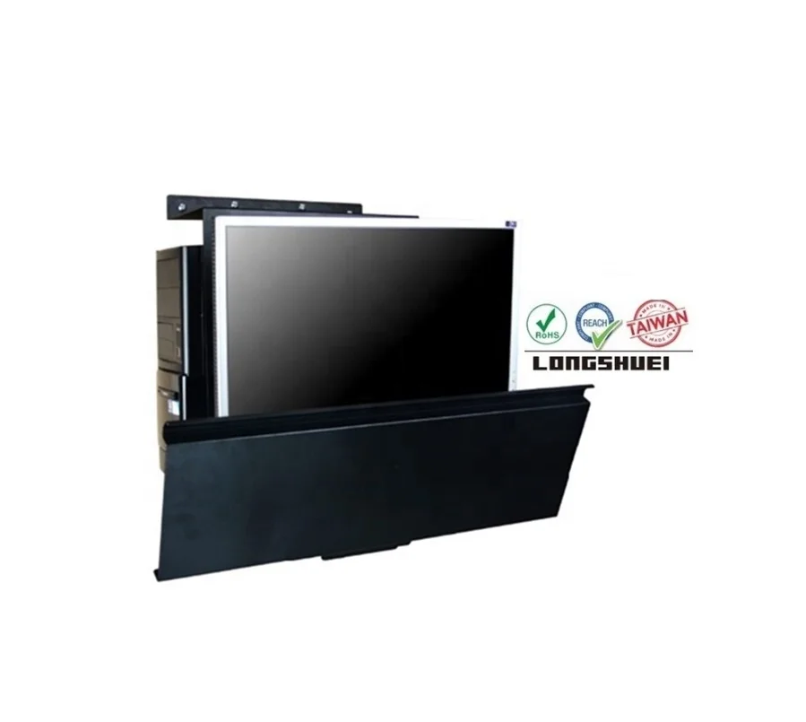 VESA Wall-Mounted with Keyboard Tray