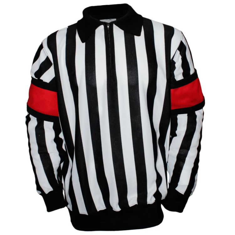 Source custom design hockey referee jersey full sleeve referee shirt  sublimated referee hockey jersey on m.