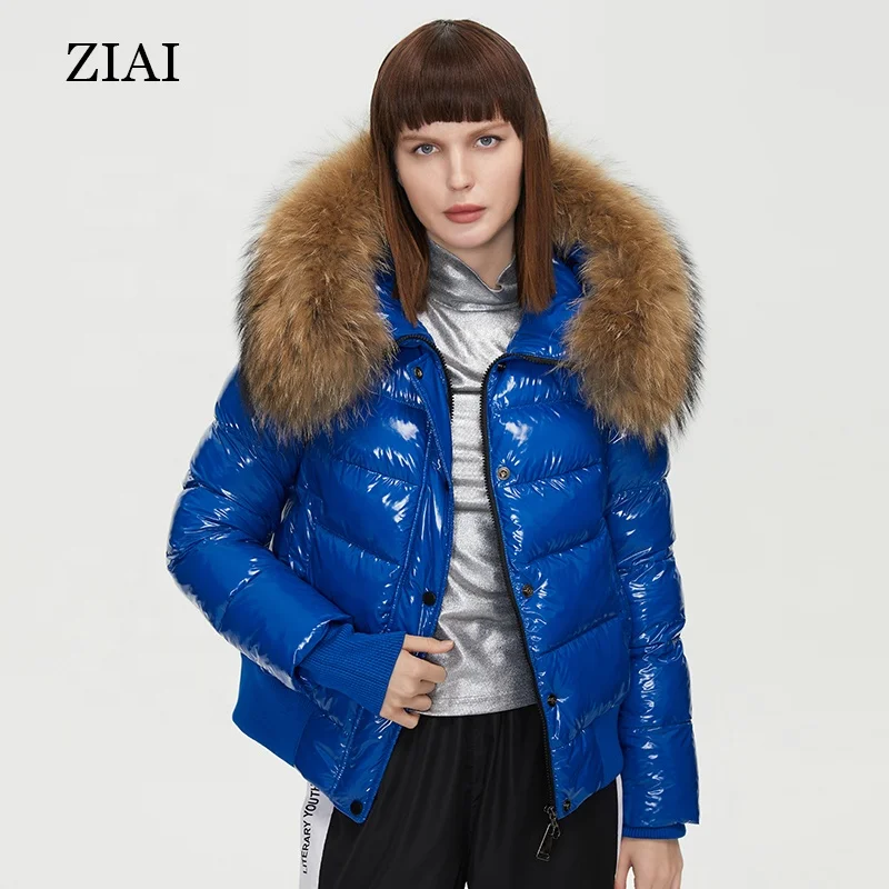 Shiny Puffer Big Puffer Jacket Women's Shiny Puffer Jacket