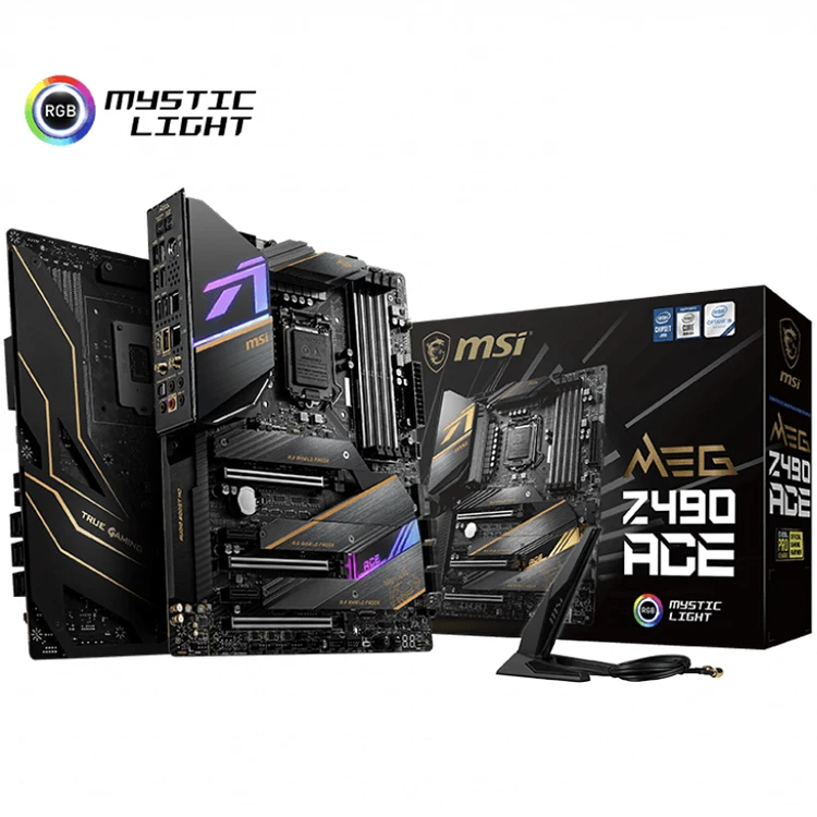 Msi Meg Z490 Ace Gaming Motherboard With Intel Z490 Chipset Lga 1200