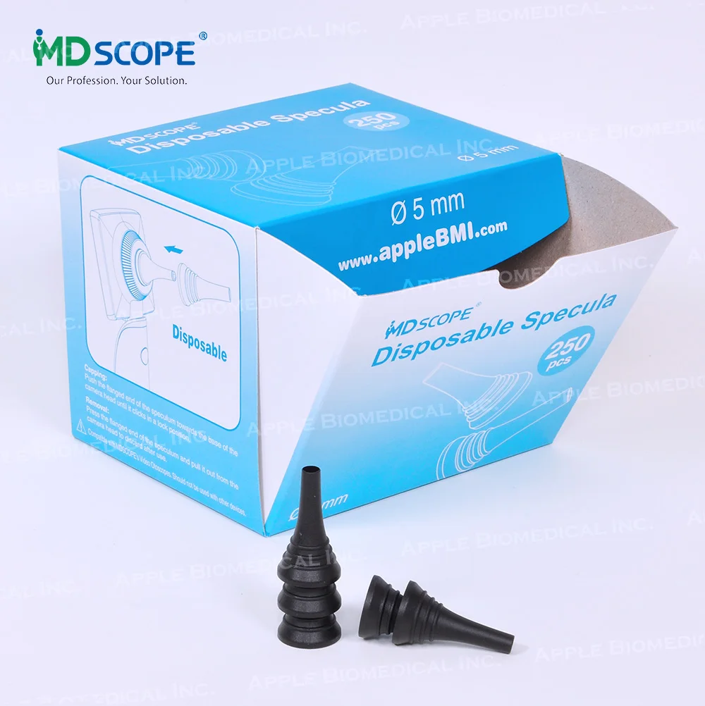 
 Тайваньская одноразовая зеркало для отоскопа видео в упаковке 250 штук полипропилен  