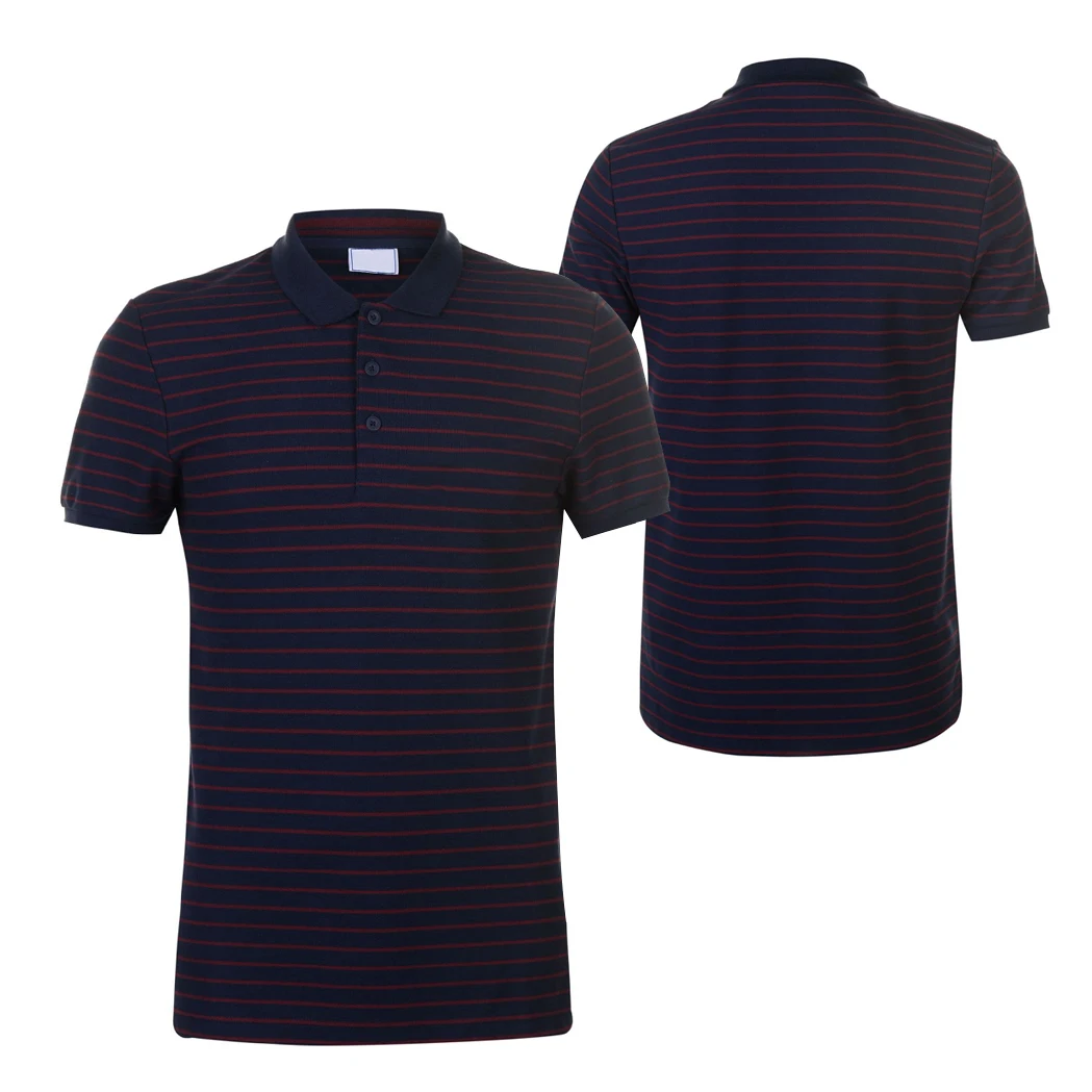 Customized Logo Sports Golf Men Polo Shirt Mesh 100 Polyester Shirts