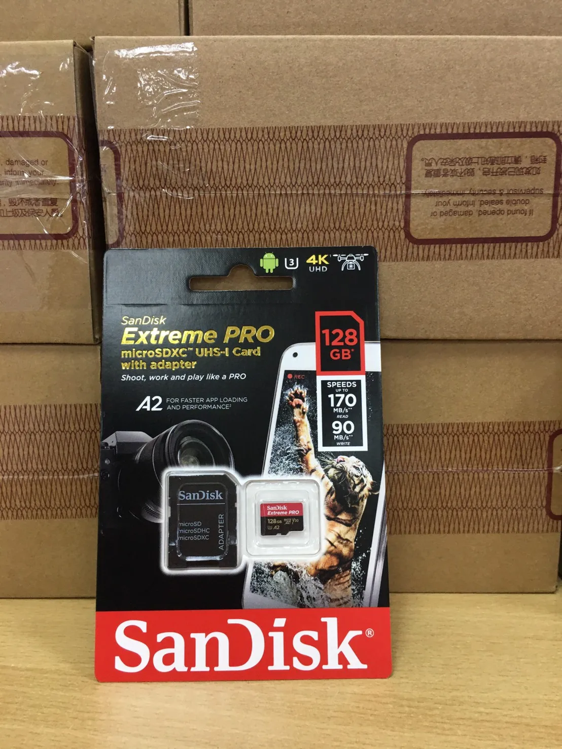 
 Оптовая продажа Trans Flash двойной флеш-накопитель Sandisk Extreme Pro 128 ГБ  