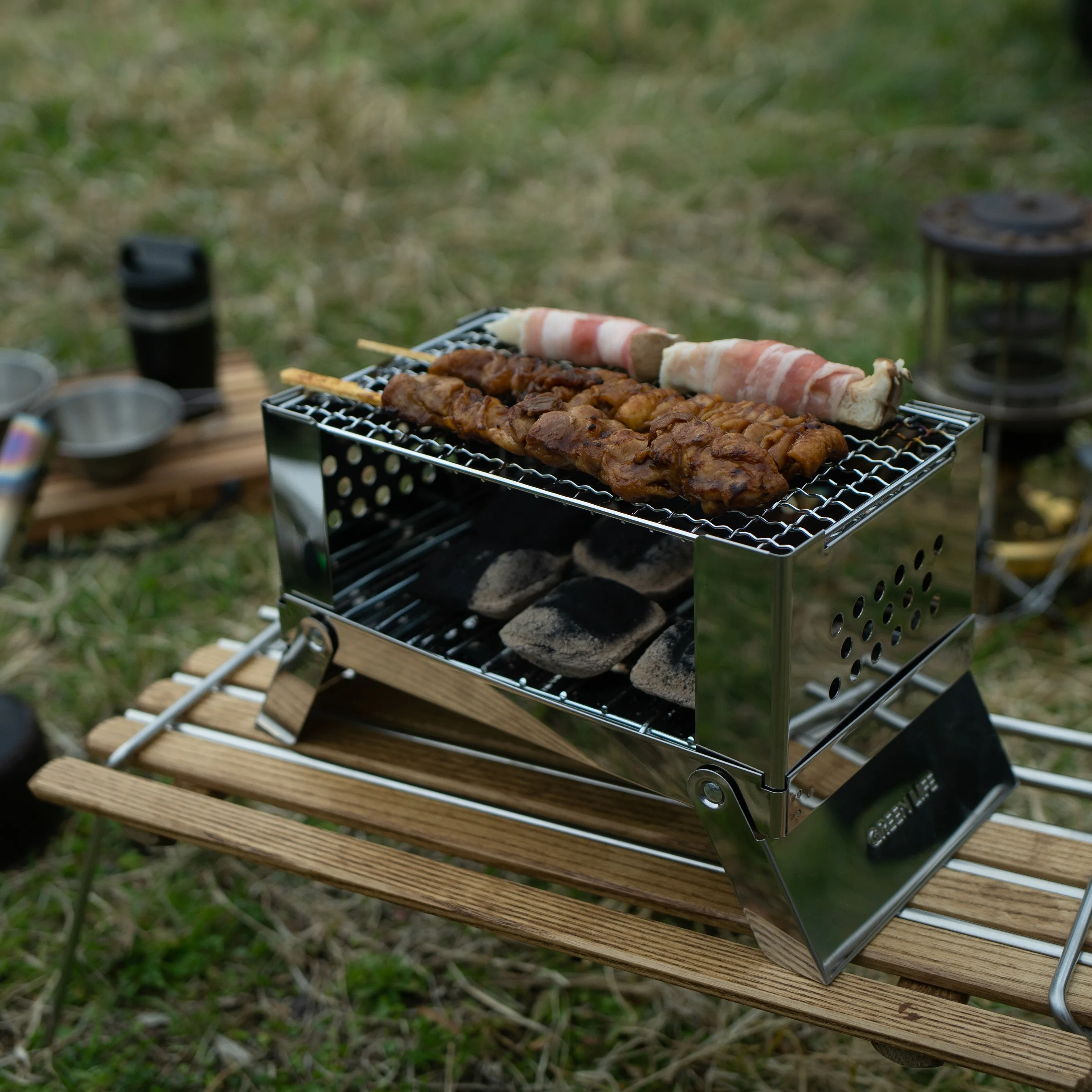 Barrel Grill 28 Inch Portable Charcoal Grill With Wheels And