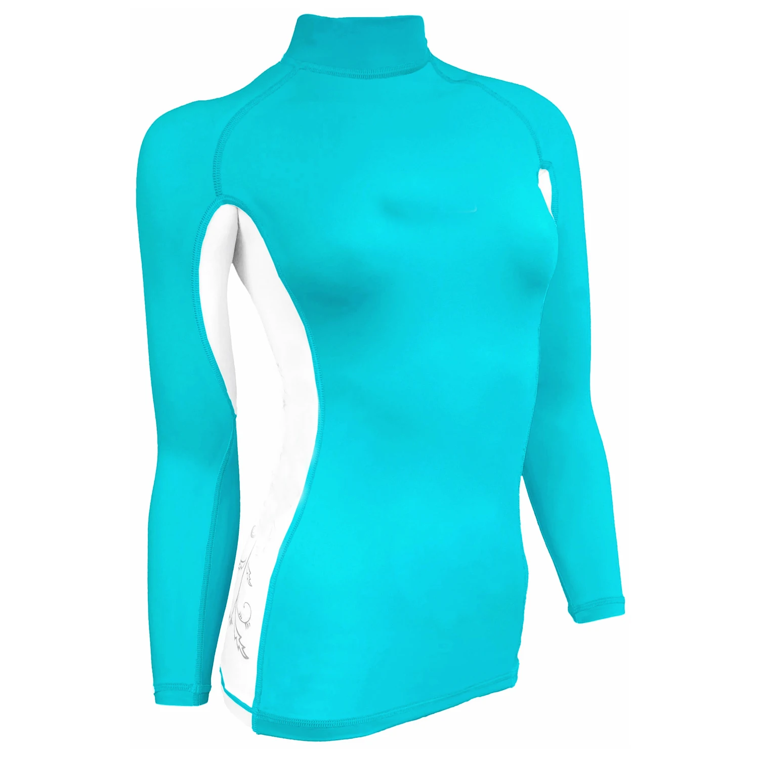 Wholesale Oem Spandex Sublimation Printed Long Sleeve Rash Guard Women