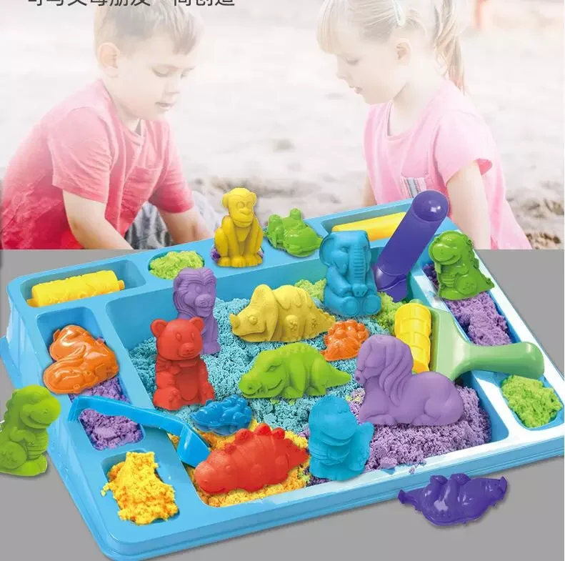 Works with All Other Play Sand Brands JM 95 Piece Deluxe Complete Activity Sand Molds Tools Set 