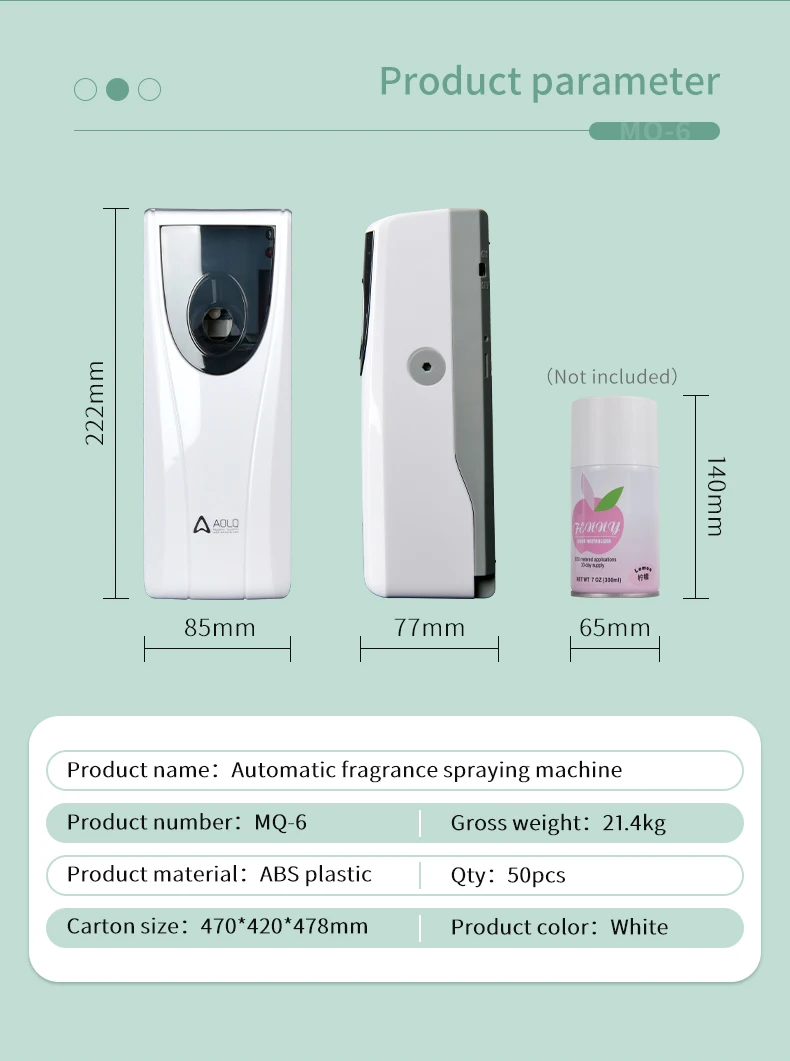 Commercial Aerosol Dispenser Spray Electric Air Freshener Dispenser