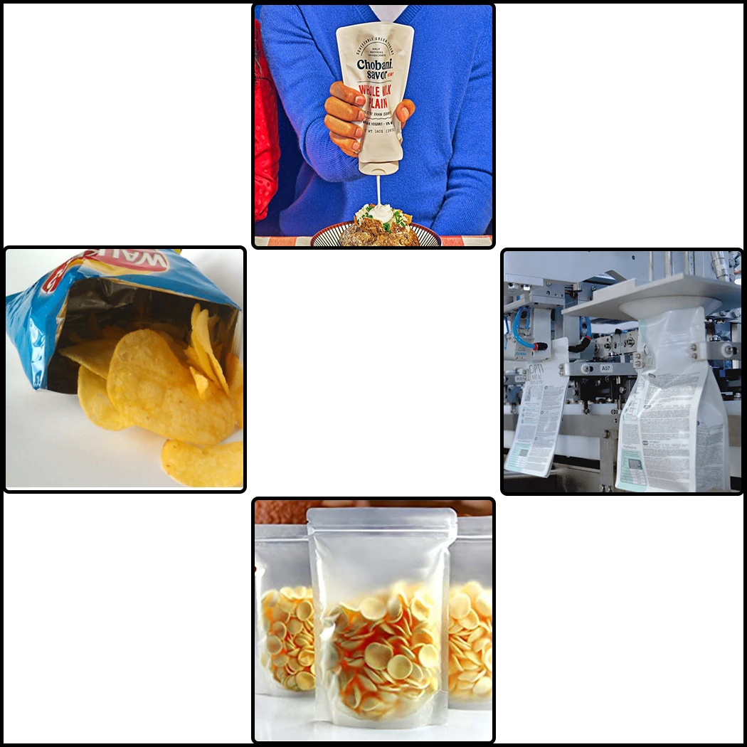 Food Pouch Packaging Food Packing Bags For Snacks Customized Food Grade