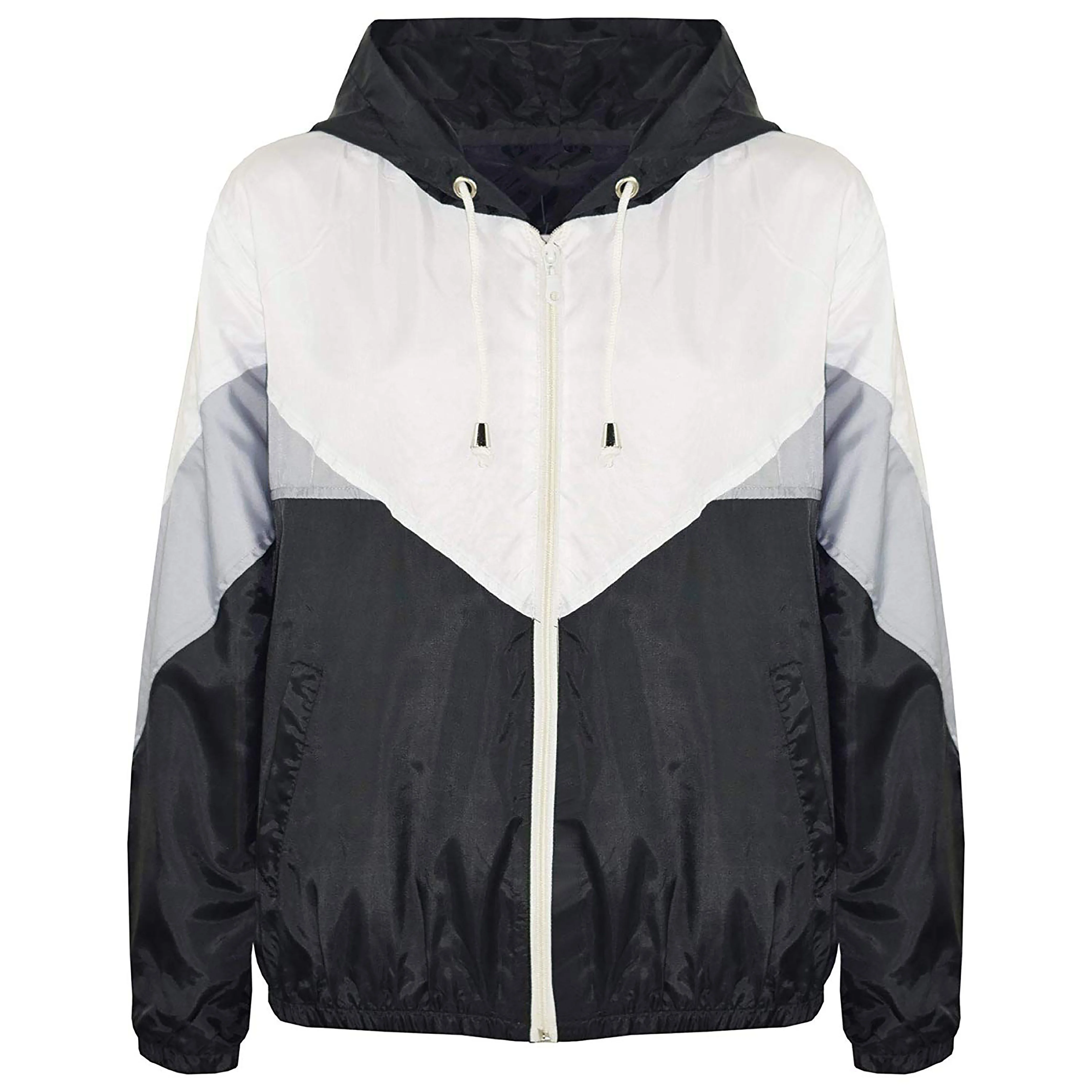 Style It Up Unisex Kids Boy Girl Waterproof Plain Raincoat Mac Kagoul Jacket Hooded Cagoul 