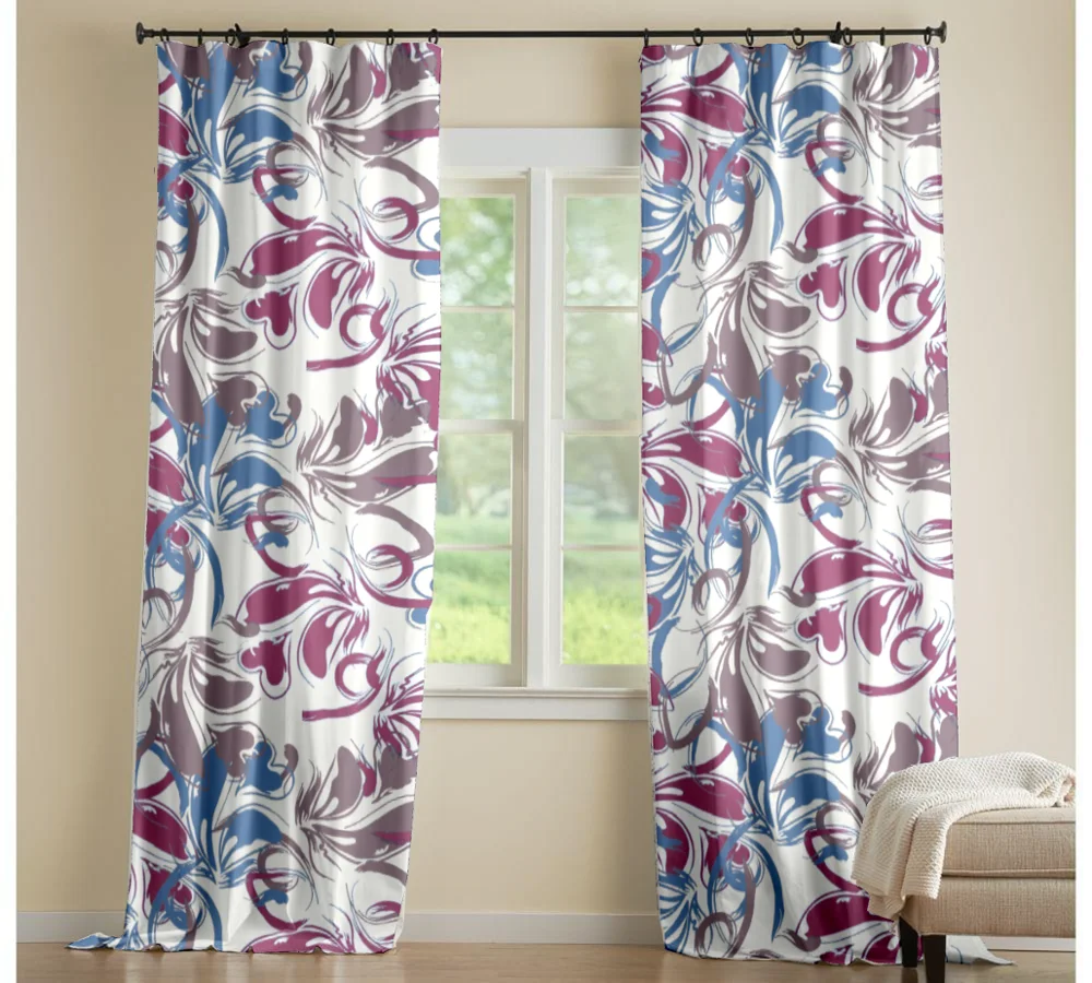 2021 Hot Sale Luxury Multi Colored Cotton Curtains For Window Buy Custom Design Curtain Window And Door Curtains