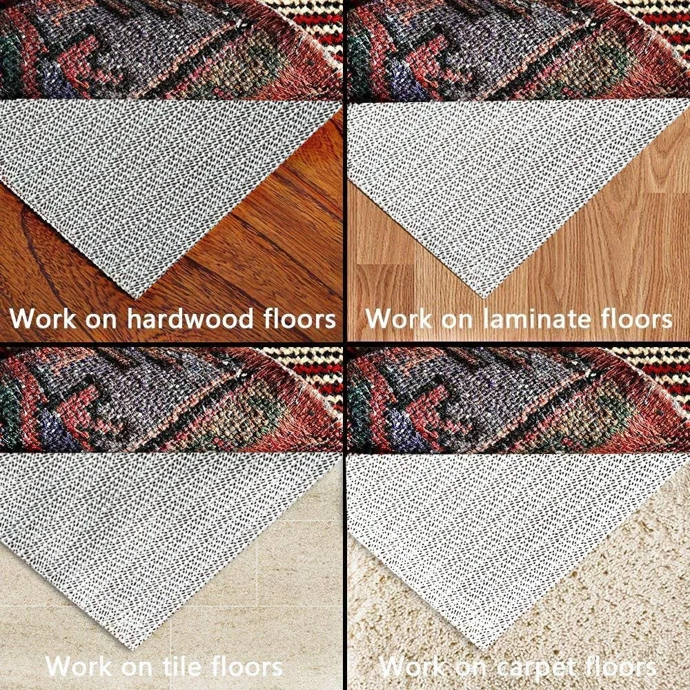 PVC Foam Non slip Grip Rug Pad Anti slip Carpet Underlay Mat