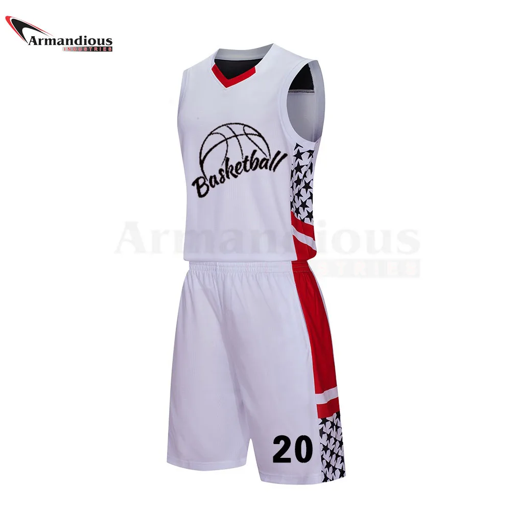 HKsportswear Custom Reversible Basketball Uniform | Unique Colors | Smooth Knit Lightweight V-Neck Jersey | Add Shorts | Team Player Name, Numbers