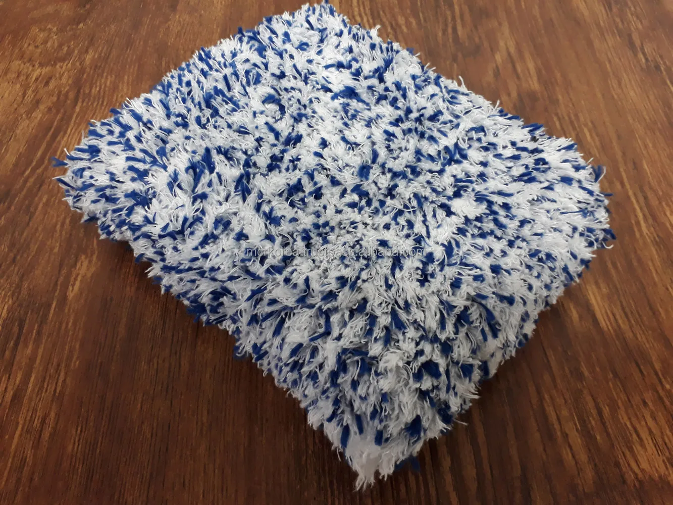 Корейский высококачественный коврик из микрофибры для мытья автомобиля/16x2 3 см/длинный высокий ворс/губка высокой плотности