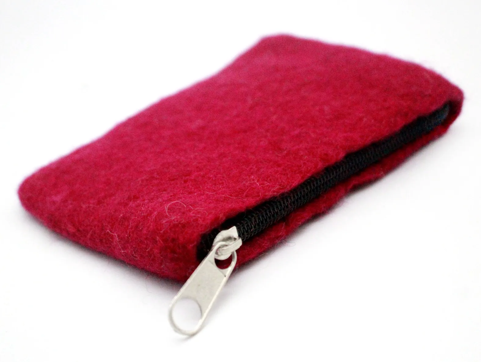 Стильный кошелек из фетра бордового цвета-женская сумка-кошелек для монет-Повседневный Кошелек-экологичный ручной кошелек-привлекательный