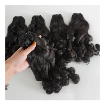 Vietnam Best Supplier B4006 Natural Curly Hair Double 90 at Good Price