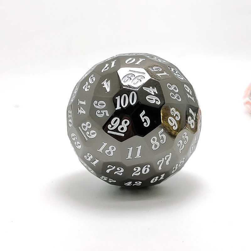 Custom D100 Single 50mm 100 Sided Polyhedral Dice
