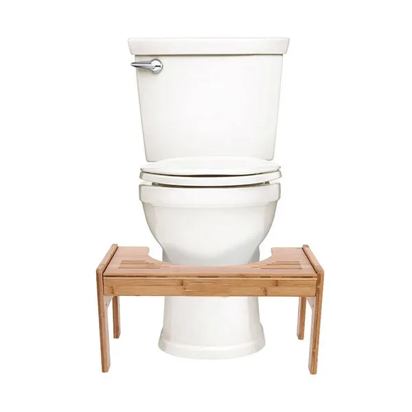 Приседании и туалетный стульчак Non-Slip Bamboo туалет горшок стул шаг переносная ванная комната приседание писсуар