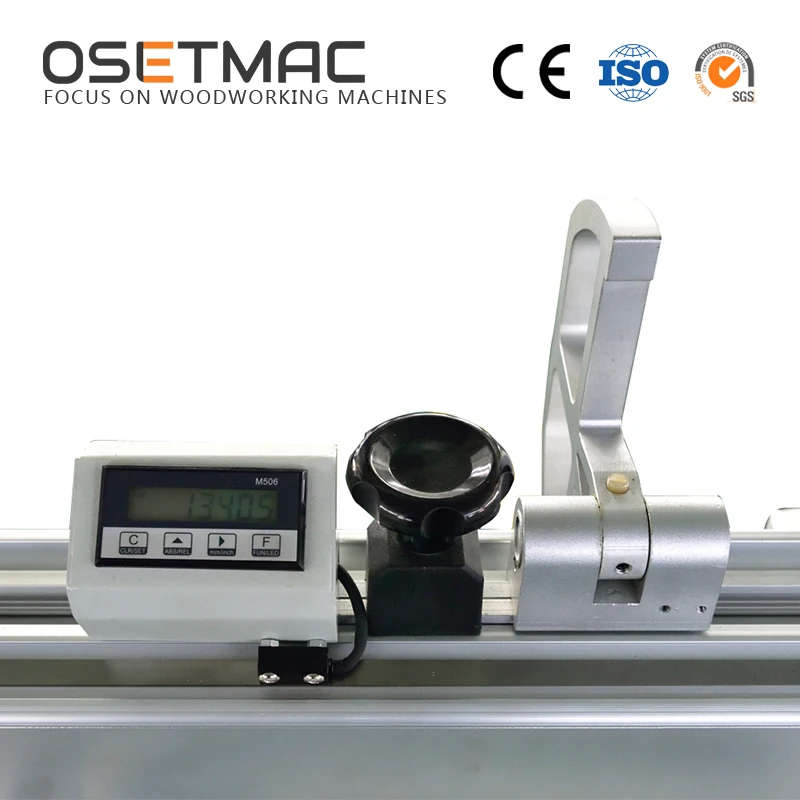 OSETMAC Woodworking Precision CE Certificated Electric Lifting Digital Display Sliding Panel Saw MJ6132S