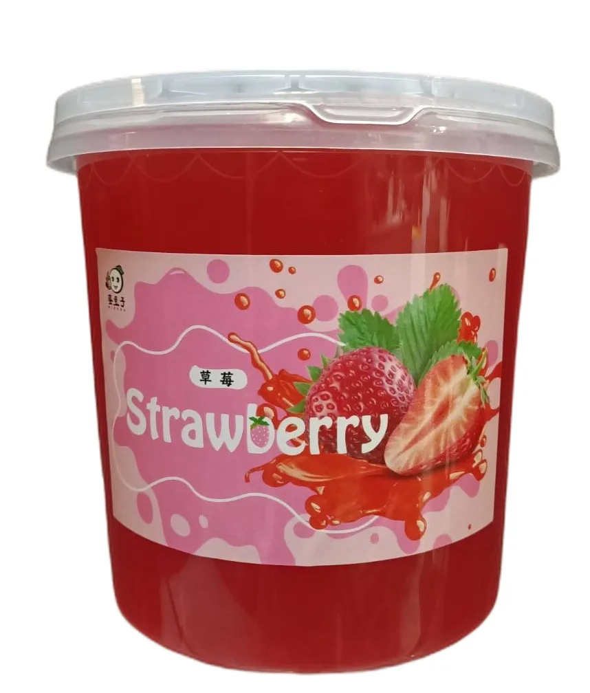 Заводские Клубничные вкусовые шарики Boba пузырьковый чай сырье
