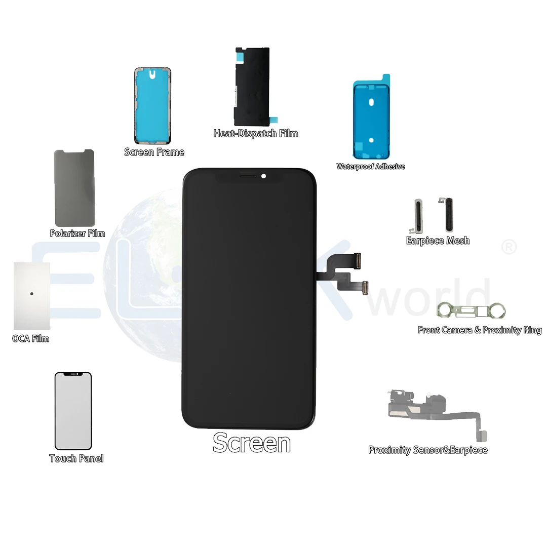 Gx Hex Ek Soft Hard Oled Tft Incell Lcd Oem Oled For Iphone X Display Lcd Touch Screen Lcd