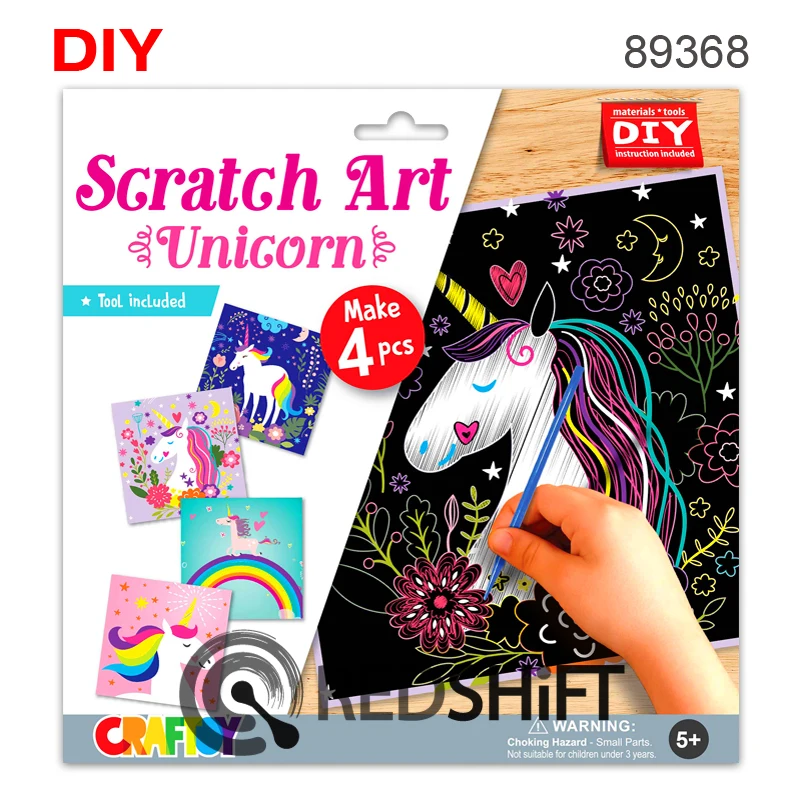 マジックカラフルスクラッチアートユニコーンdiy教育玩具キッズボードで紙の絵を引っかきます Buy Scratch Art Art Craft Kids Craft Product On Alibaba Com