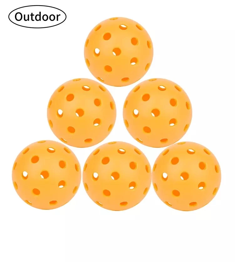 Высокое качество 40 & 26 Отверстия Крытый Pickleball шарики прочный мяч