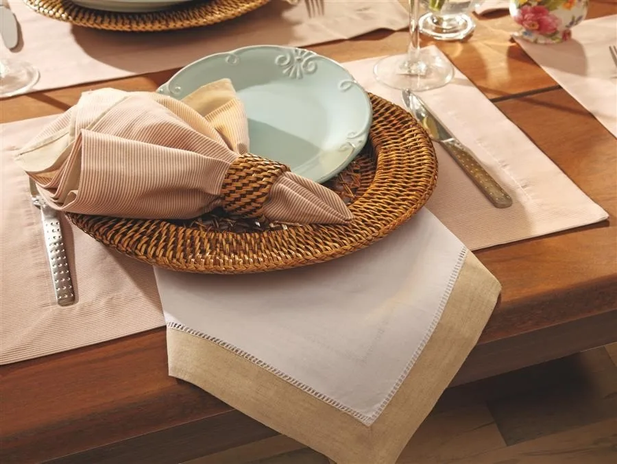 Vietnam Manufacture Restaurant Natural Material Dishes Plates Handwoven
